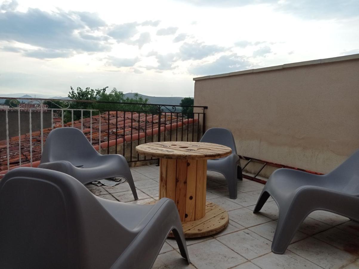 Maison De Charme Avec Patio Et Terrasse De Toit Estagel 外观 照片
